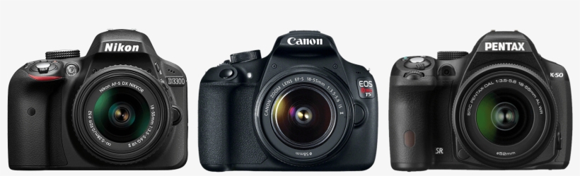 Best Dslr Cameras - Canon 1200d Nikon D3300, transparent png #3651149