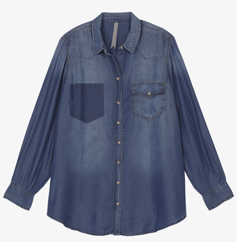 Shadow Pocket Top At Melissa Mccarthy Seven7 - Pocket, transparent png #3651904