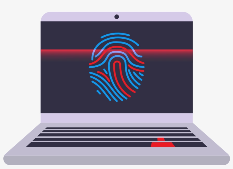 Scan Fingerpring On Laptop - Privacy, transparent png #3652375