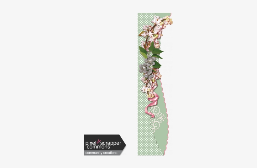 Vintage Garden Border - Digital Scrapbooking, transparent png #3652640