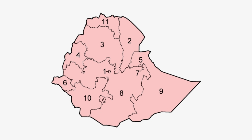 The Author Mentions That There Is Such Correlation - Ethiopia Provinces, transparent png #3652824