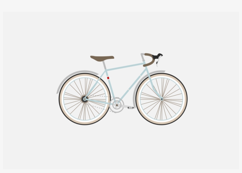 Hannahcochran Illustration Public Bike R24 Copy - Bicycle, transparent png #3652971