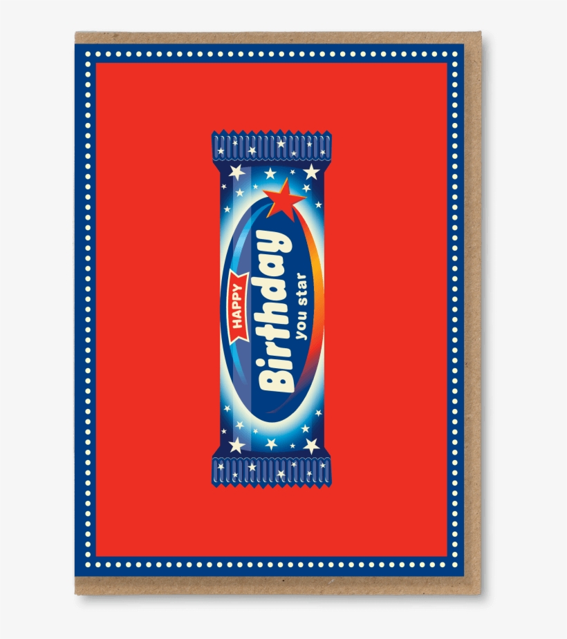 'birthday Star' Birthday Card For Fans Of The Milky - Poster, transparent png #3653288