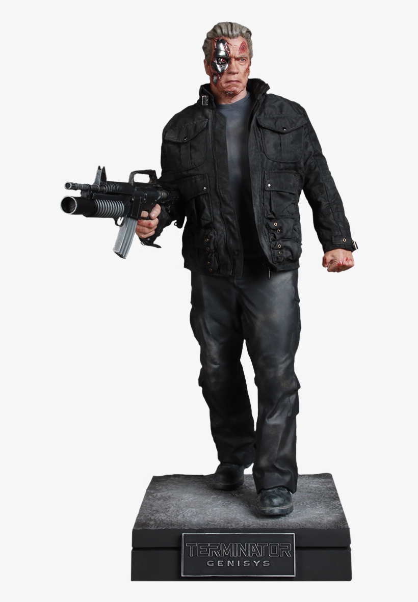 T-800 Guardian 1/4 Scale Statue - Chronicle Collectibles Terminator, transparent png #3653539