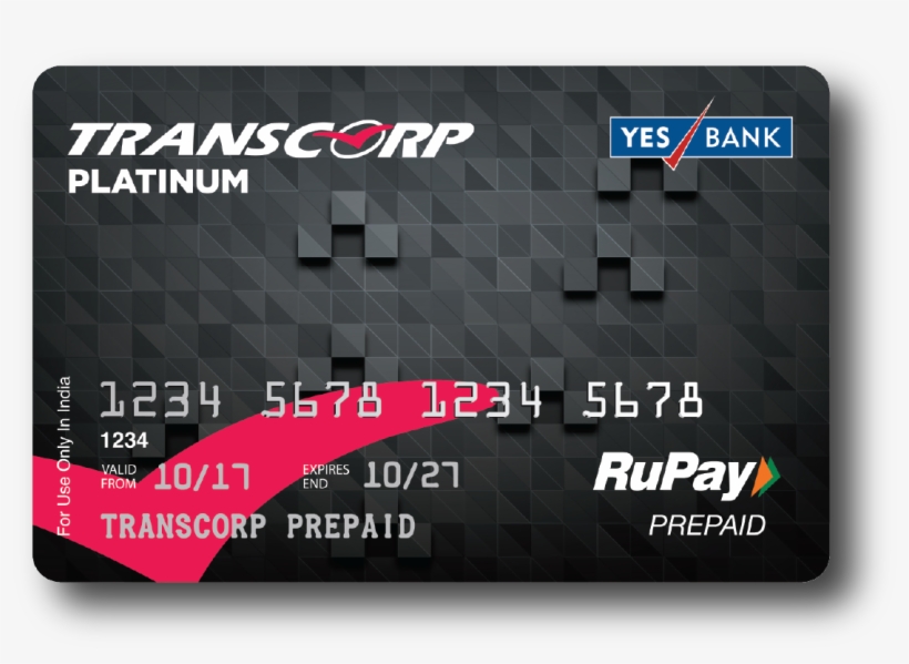 I Want A Personal Card - Yes Bank Rupay Debit Card, transparent png #3653579