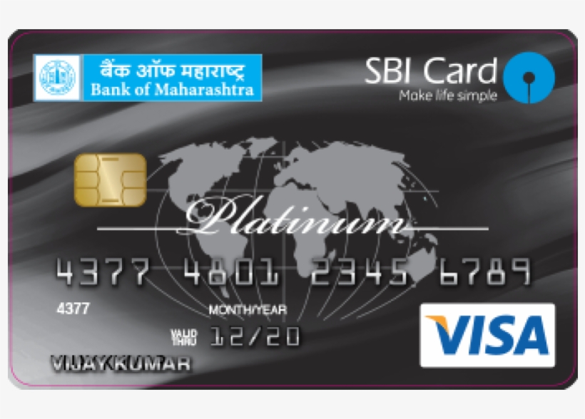 Oriental Bank Of Commerce Sbi Visa Credit Card Image - Printed Plastic Mint Card With Sugar-free Mints, transparent png #3653764