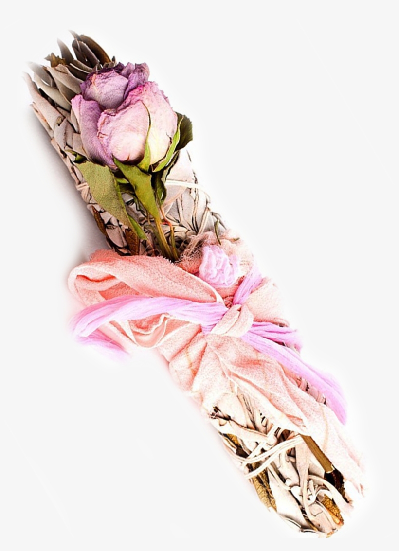 Image Of Aphrodite Rose Infused Mugwort Smudge Stick - Mugwort, transparent png #3653995