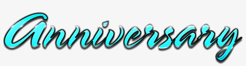 Anniversary Text Wedding Graphics - Graphic Design, transparent png #3654030