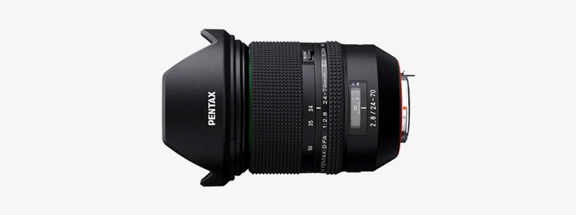 Ricoh Says This New Lens Is Compatible With Both Aps - New Pentax Hd D Fa 24-70mm F2.8 Ed Sdm Wr Lens, transparent png #3654067