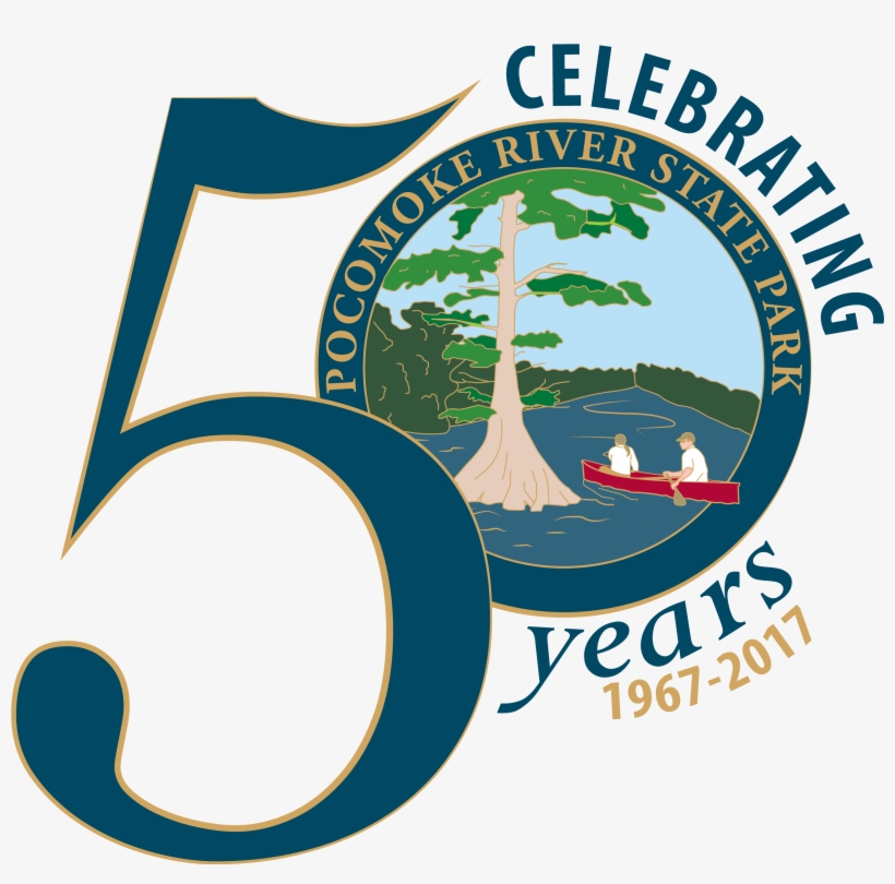 Logo For Pocomoke River State Park's Fiftieth Anniversary - Afyonkarahisarspor, transparent png #3654135
