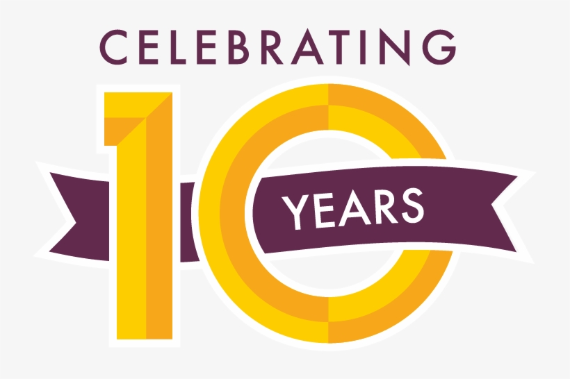 10th Anniversary Logo Png, transparent png #3654213