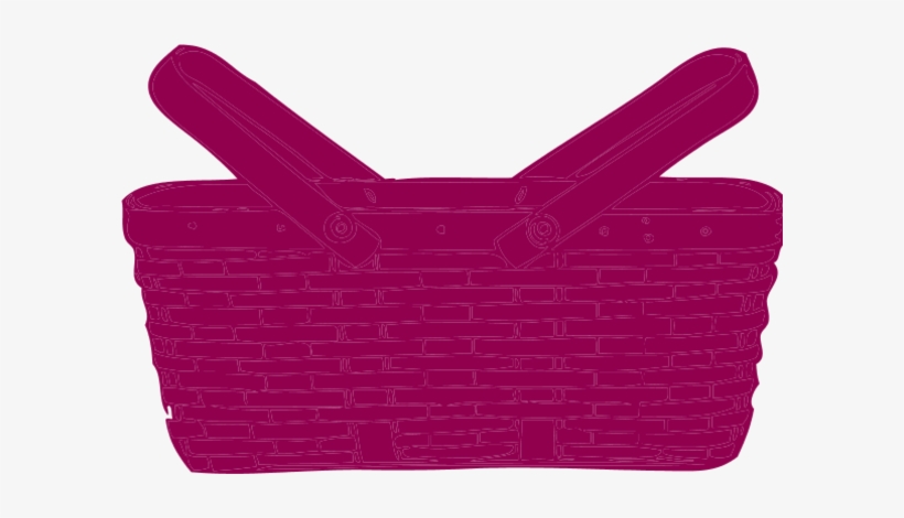 Brown - Pink Basket Clipart, transparent png #3654683
