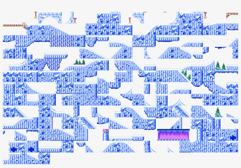 Ice Mountain Act 2 Tile Sheet - Ice Mountain, transparent png #3654809