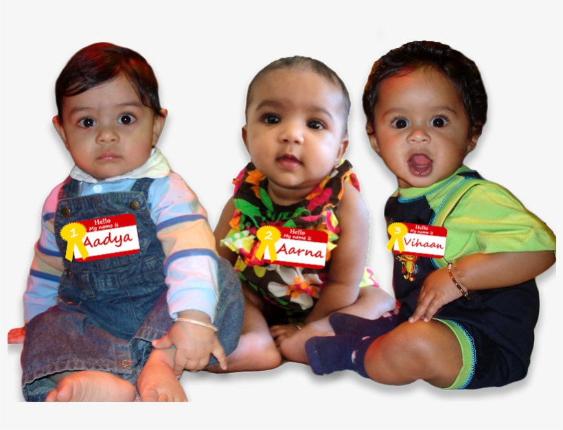 Aadya, Aarna And Vihaan Are Most Popular Indian Baby - Name, transparent png #3654860