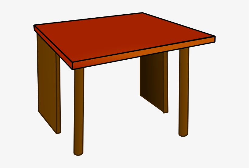 School Table Clipart - Table, transparent png #3654974