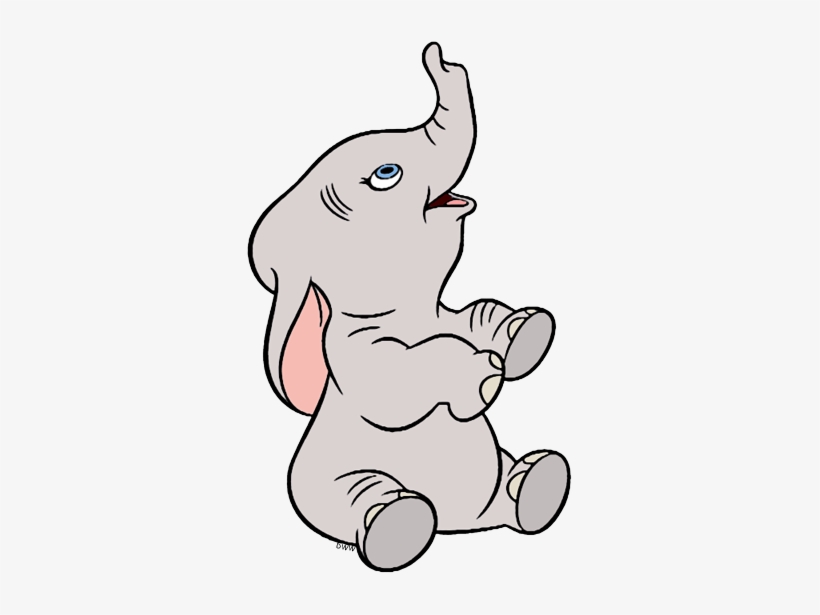 Baby-dumbo4 - Disney Baby Dumbo Png, transparent png #3655160