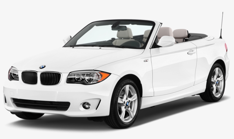 Drawn Bmw Normal Car - White Bmw 1 Series Convertible, transparent png #3656022