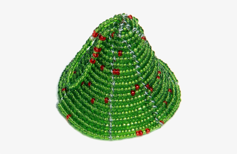 Johari Holiday Beaded Bell Ornament Was Handmade In - Christmas Tree, transparent png #3656051