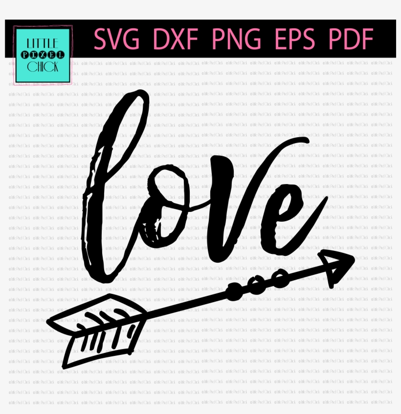 Love And Arrow - Stampers Anonymous Tim Holtz Ponderings Cling Stamps, transparent png #3656367