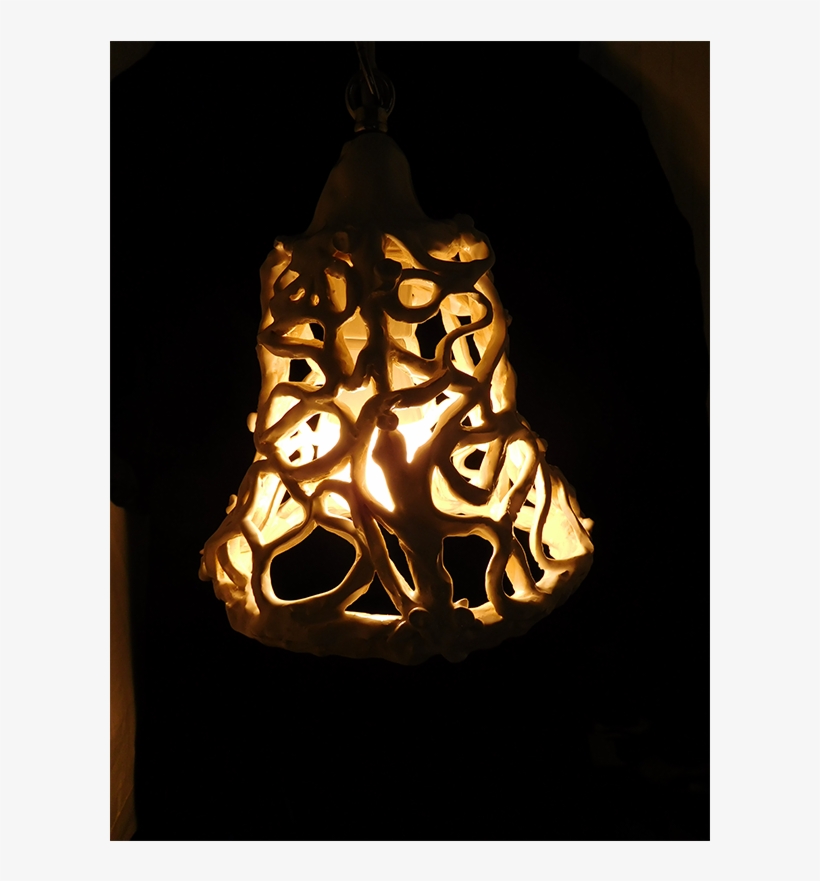 Hanging Light With Small Flowers - Ceiling Fixture, transparent png #3656621