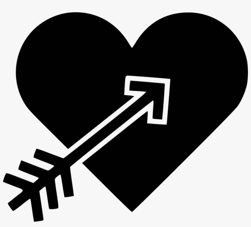 Heart With Arrow Comments - Heart, transparent png #3656918