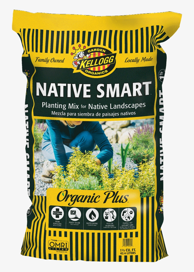 Native Smart Planting Mix For Native Landscapes - Kelloggs Soil, transparent png #3657452