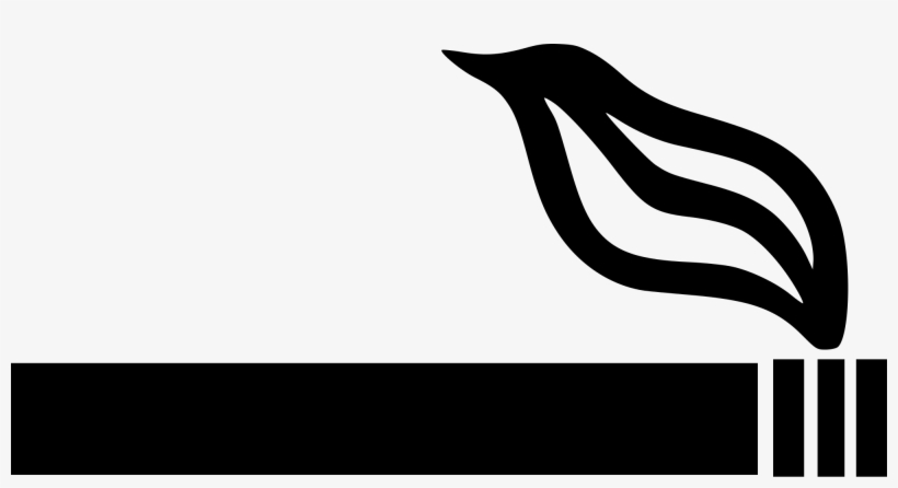 Open - Cigarette Symbol, transparent png #3657607