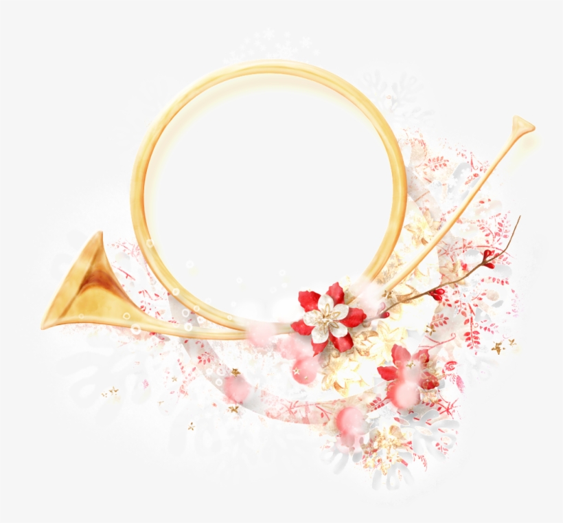 This Graphics Is Round Border About Circle, Frame, - Floral Design, transparent png #3657643