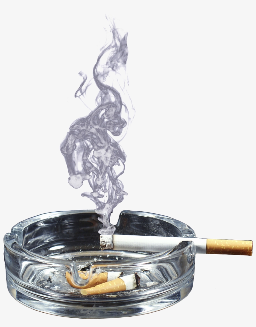 Burning Cigarette - Cigarro Cenicero Png, transparent png #3657837