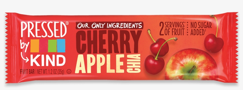 Cherry Apple Chia - Pressed By Kind Strawberry Apple Chia, transparent png #3657902