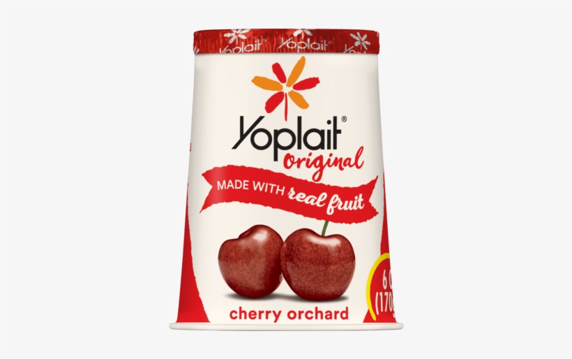 Yoplait Cherry Yogurt, transparent png #3657982