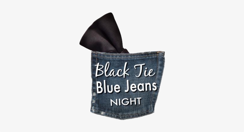 Black Tie Blue Jean Night - Black Tie & Blue Jean, transparent png #3659040