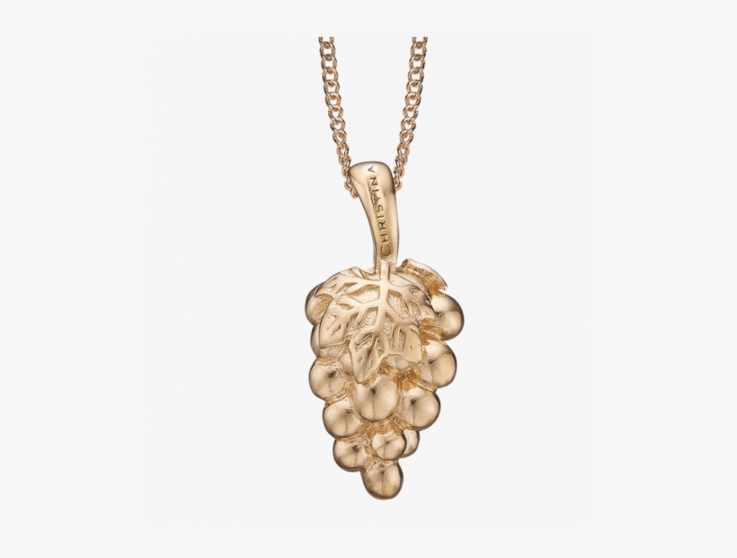Grape, Gold Plated Silver Pendant With 40 15cm Chain - Christina Hanger 680-g05-55, transparent png #3659684