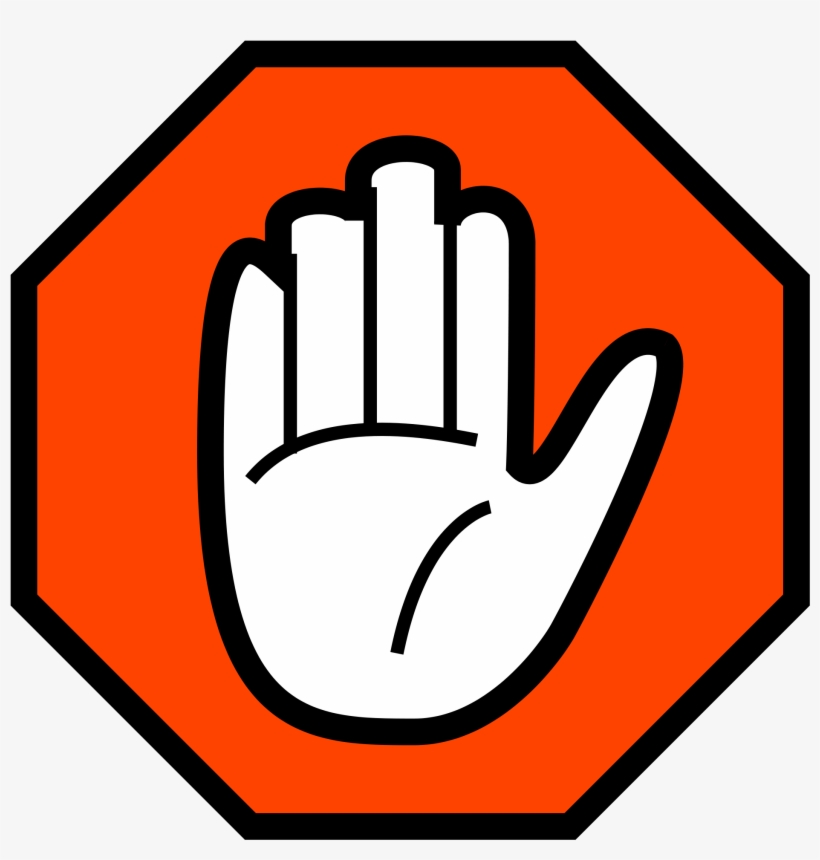 Open - Stop Hand, transparent png #3659685