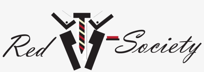 Red Tie Society Logo Process - Graphic Design, transparent png #3659796