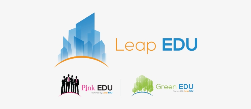 Leap Logos Pink Tie - Graphic Design, transparent png #3659831