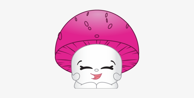 Button Mushroom Ct Art - Shopkins Mushroom, transparent png #3659974