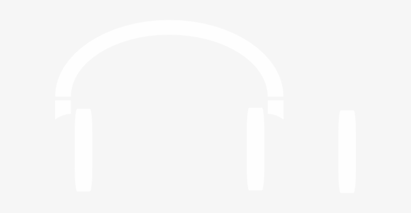 Whit Clipart Headphone - Headphones White Vector, transparent png #3659975