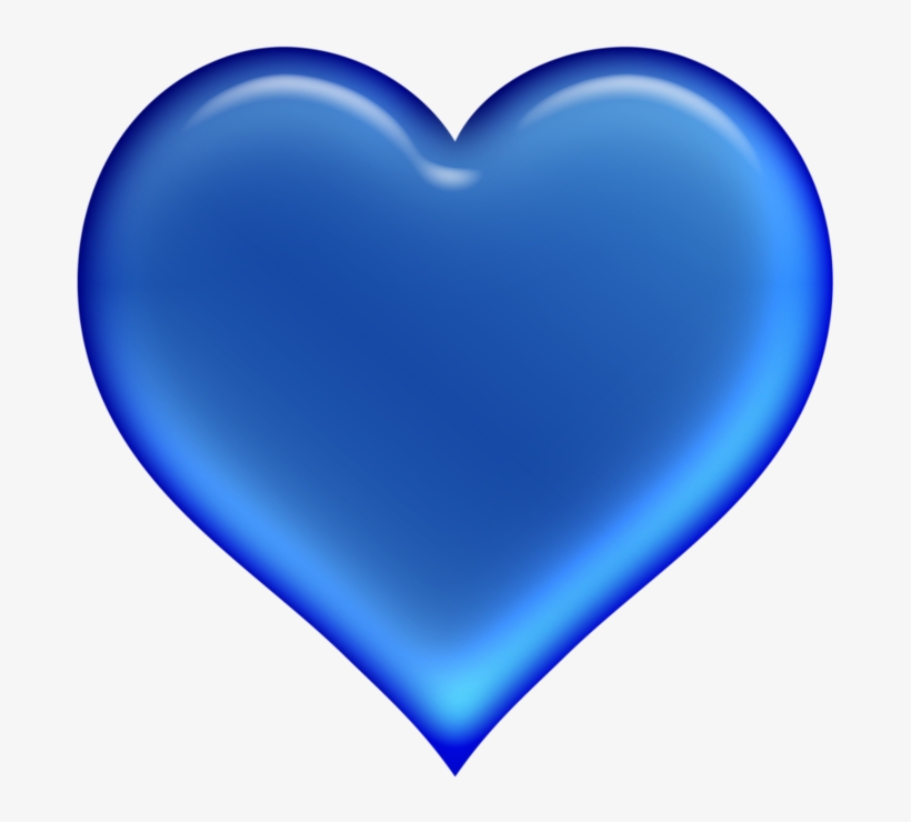 Hearts ‿✿⁀♡♥♡❤ Clean Heart, Happy Heart, Love Heart - Blue Heart Emoji Transparent, transparent png #3660817