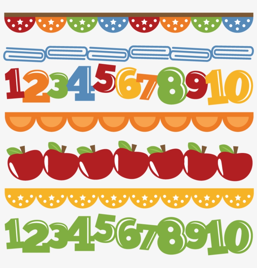 School Border Png Clipart School Scrapbooking Clip - Clip Art School Border, transparent png #3660978