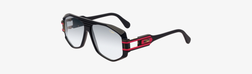 Cazal 163 Eyeglasses Color 011 Black Matt Red/black, transparent png #3661422