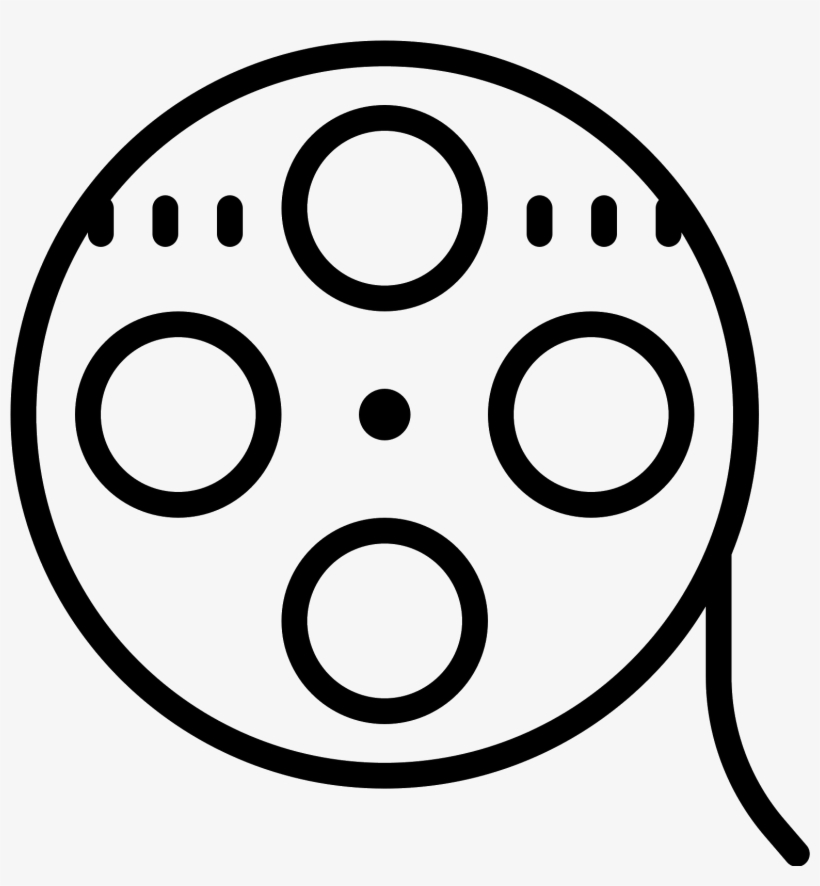 Film Reel Icon - Film, transparent png #3661659
