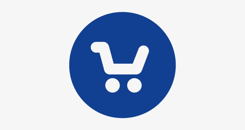 Shopping-cart - - Vk Icon Png Round, transparent png #3661970