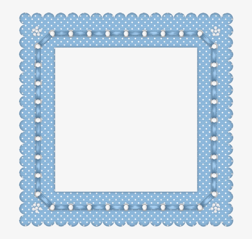 Baby Blue Picture Frames Gallery Origami Instructions - Baby Blue Frame Png, transparent png #3663072