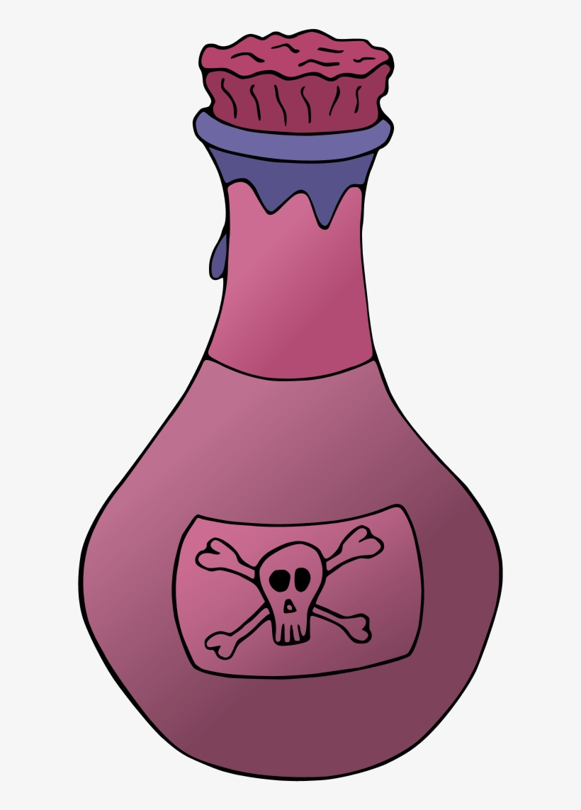 Vector Clip Art - Poison Bottle Clip Art, transparent png #3663244