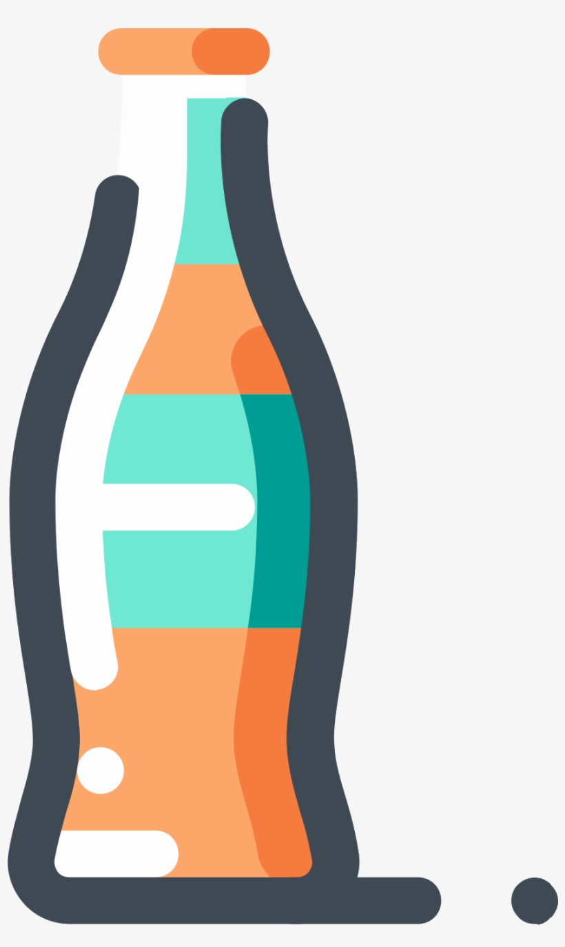 Orange Soda Bottle Icon - Sodas Blanco Y Negro Png, transparent png #3663271