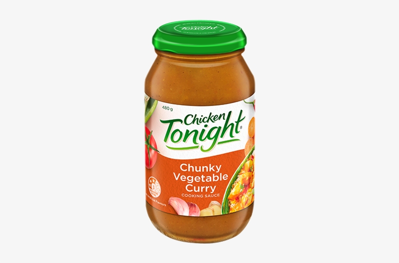 Chicken Tonight Chunky Vegetable Curry - Chicken Tonight Sauces, transparent png #3663302
