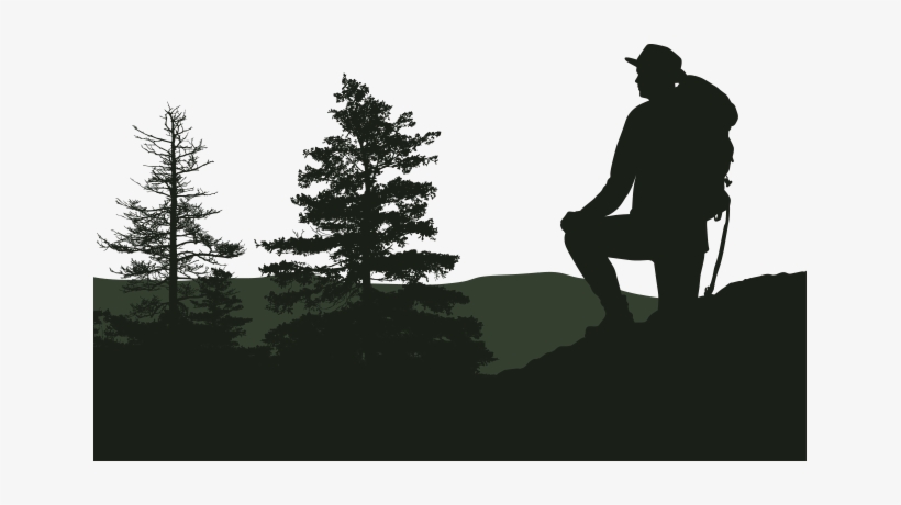 Hiker Green 650px - I'd Rather Be Hiking Mugs, transparent png #3663350