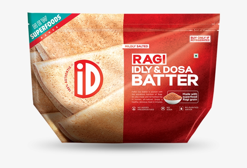 Ragi Idly Dosa Product - Id Ragi Idli Batter, transparent png #3663756