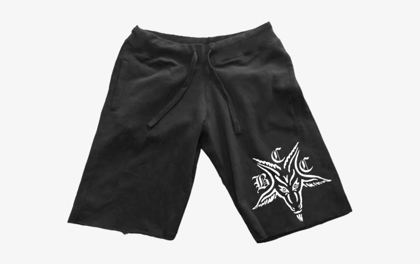 Bcc Sweat Shorts - Black Craft Cult - Baphomet 666 - Hoodies, transparent png #3663821